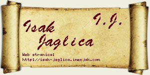Isak Jaglica vizit kartica